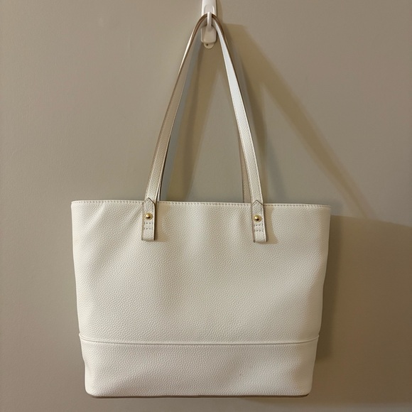 Nanette Lepore White Tote Bag - Picture 3 of 4